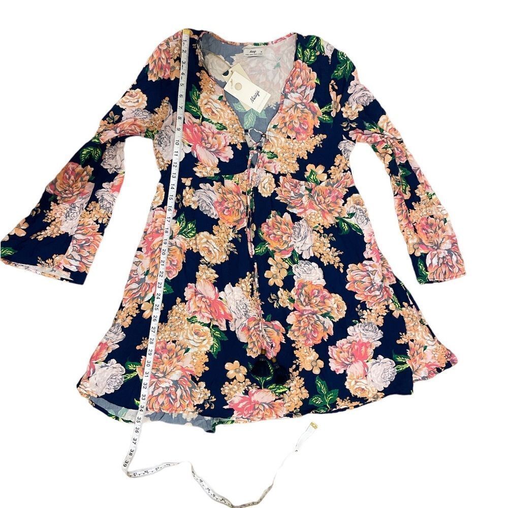 MAAJI - PEONY HELENA TUNIC Beachly Floral Size M - Picture 9 of 11